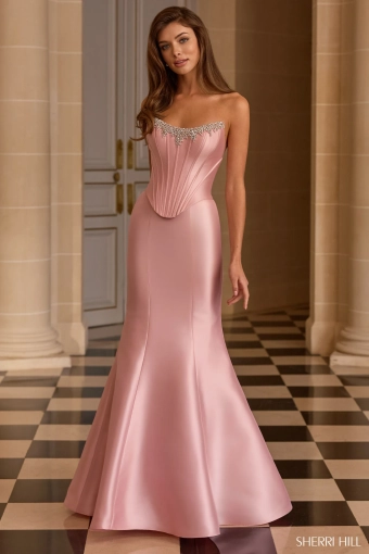 Sherri Hill 58226 $0 default Blush frontface vertical thumbnail