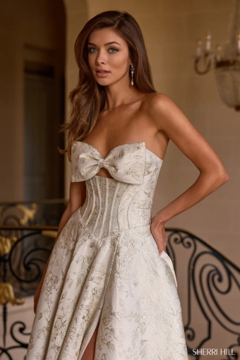 Sherri Hill 58240 $2 Sand frontface vertical cropped thumbnail