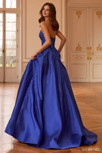 Sherri Hill 58327 $2 default Royal backface vertical thumbnail