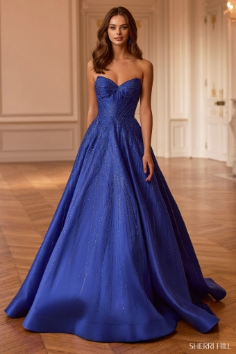 Sherri Hill 58327 $0 default Royal frontface vertical thumbnail