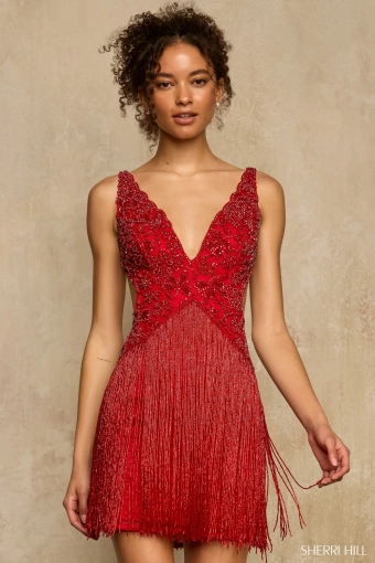 Sherri Hill 67070 $0 default Red frontface vertical thumbnail