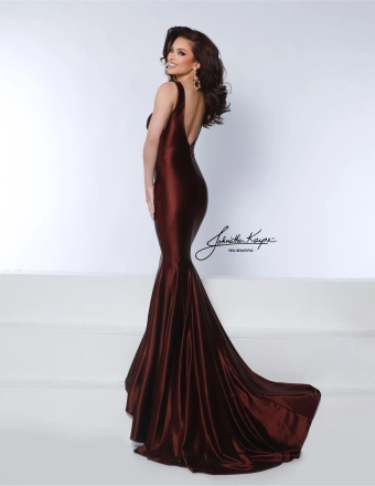 Johnathan Kayne Style #3039 $9 Aubergine backface vertical thumbnail