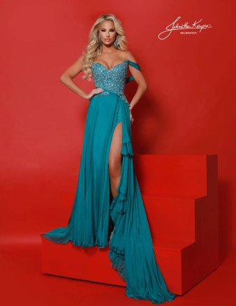 Johnathan Kayne Style #3197 $3 Teal frontface vertical thumbnail