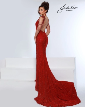 Johnathan Kayne Style #3251 $5 Red backface vertical thumbnail