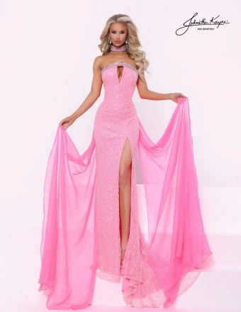 Johnathan Kayne Style #3350 $1 Barbie Pink frontface vertical thumbnail