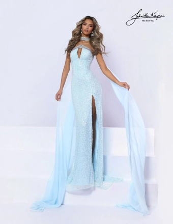 Johnathan Kayne Style #3350 $2 Ice Blue frontface vertical thumbnail