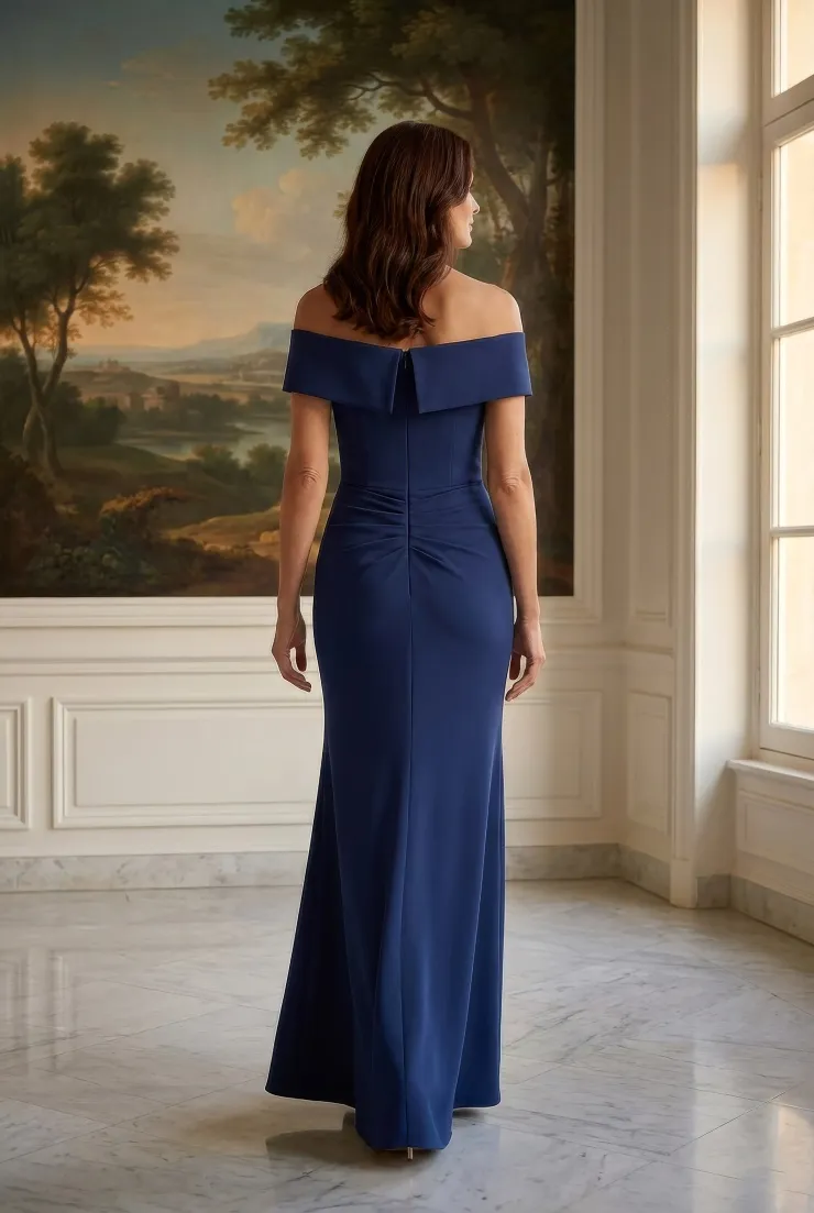portrait neckline bridesmaid dresses MLNY - 2070050 Size:dress size pants : 34 Unfinished bottom making it a perfect dev-position-outlet-dresses:number:31 Leely Women A Line
