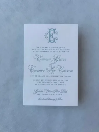 Elevated Paper Classic Powder Blue Suite #1 frontface vertical thumbnail