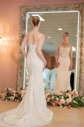 Jana Ann Couture Style #26196 Alluring Sheer Beaded Lace Gown With A Sultry Fit-And-Flare Silhouette #1 default backface vertical thumbnail