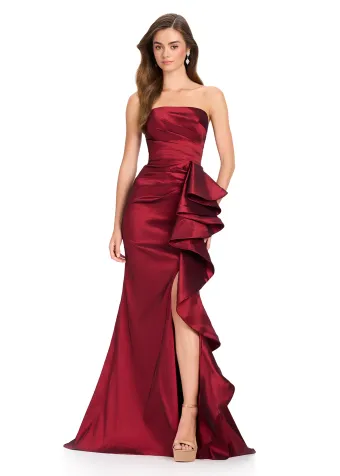 Ashley Lauren 11751 #29 Burgundy vertical thumbnail
