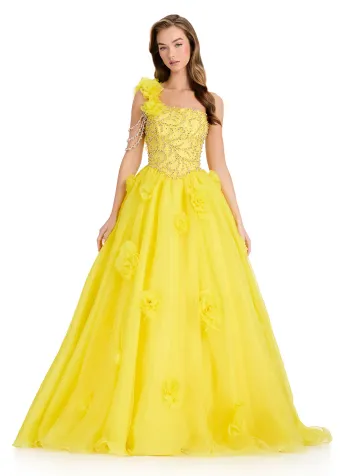 Ashley Lauren Style #12426 #0 Yellow vertical thumbnail