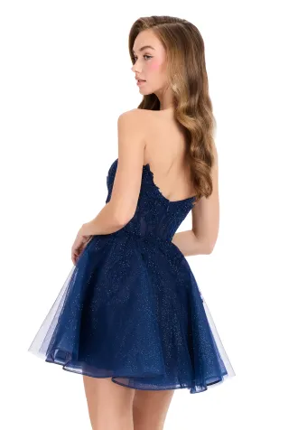 Ashley Lauren Style #40017 #0 Navy vertical thumbnail