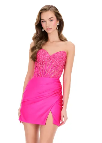 Ashley Lauren 40057 #5 Hot Pink vertical thumbnail