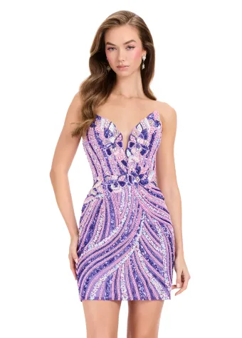Ashley Lauren Style #40091 #1 Orchid vertical thumbnail