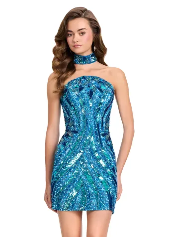 Ashley Lauren Style #40095 #1 Peacock vertical thumbnail