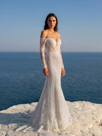 Pronovias Myelia #1 frontface vertical thumbnail