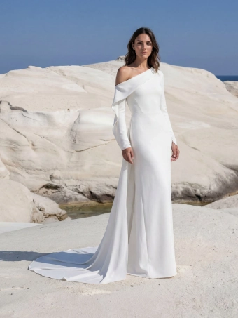 Pronovias Myelora #1 frontface vertical thumbnail