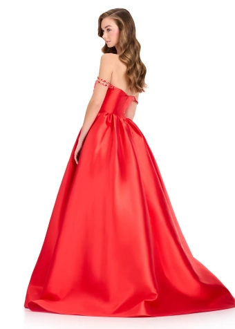 Ashley Lauren #12399 #5 Red backface vertical thumbnail