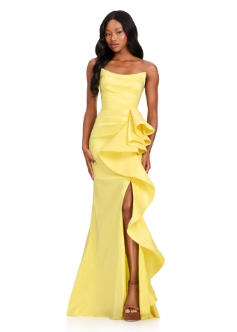 Ashley Lauren #12408 #7 Yellow frontface vertical thumbnail