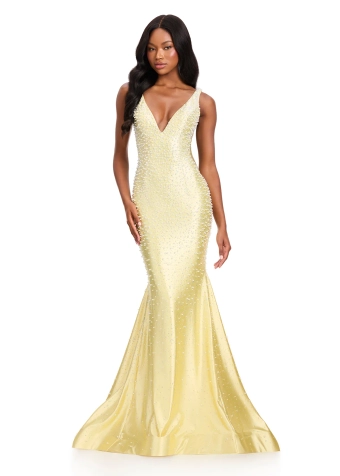 Ashley Lauren #12415 #2 Yellow frontface vertical thumbnail