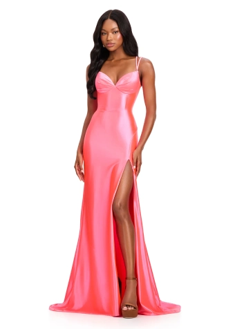 Ashley Lauren #12417 #0 default Neon Pink frontface vertical thumbnail