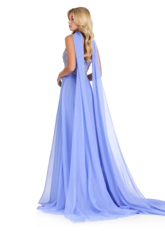 Ashley Lauren #12420 #4 Periwinkle backface vertical thumbnail