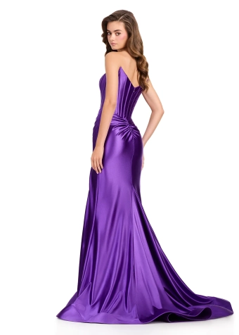 Ashley Lauren #12432 #8 Purple backface vertical thumbnail