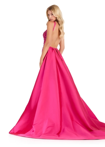 Ashley Lauren #12438 #5 Fuchsia backface vertical thumbnail
