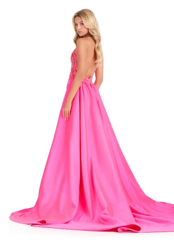 Ashley Lauren #12440 #6 Hot Pink backface vertical thumbnail
