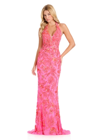 Ashley Lauren #12440 #2 Hot Pink frontface vertical thumbnail