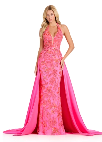 Ashley Lauren #12440 #3 Hot Pink frontface vertical thumbnail