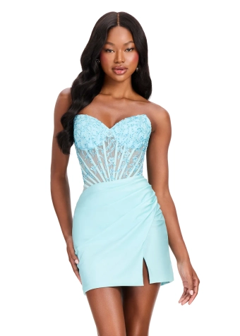 Ashley Lauren #40057 #2 Light Blue frontface vertical thumbnail