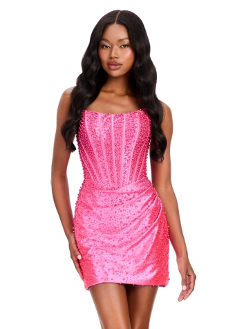 Ashley Lauren #40063 #4 Fuchsia frontface vertical thumbnail