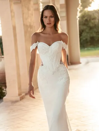 Blue by Enzoani Style #UMANI #2 frontface vertical cropped thumbnail
