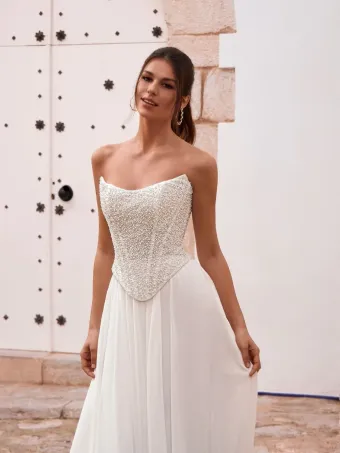 Love by Enzoani Style #FENORA #6 frontface vertical cropped thumbnail