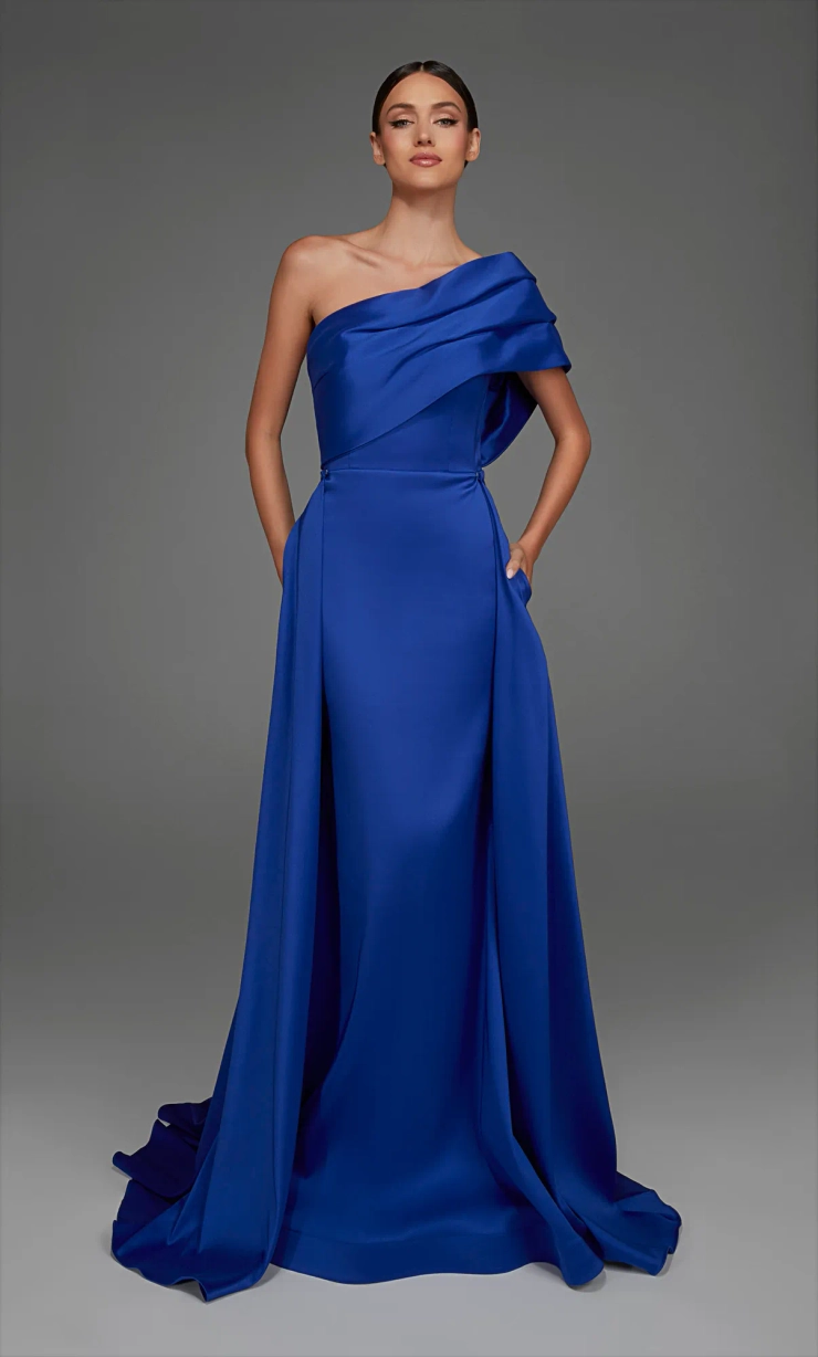 Alyce Paris Style #27907 #0 default Cobalt frontface vertical picture