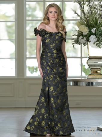 Rina di Montella Style No. RD3523 #2 Black/Yellow frontface vertical thumbnail