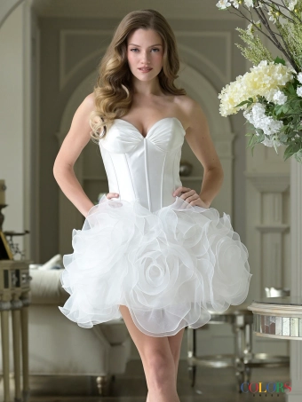 Colors Dress Style No. 3985 #2 Off White frontface vertical thumbnail