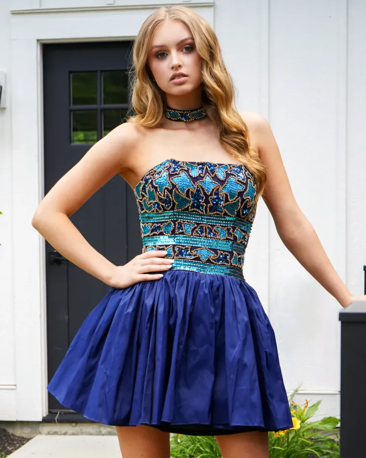 Rachel Allan Style #40783 #1 frontface vertical picture