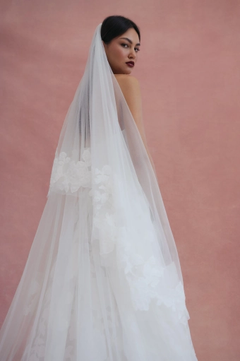 Jenny by Jenny Yoo Skylar Veil #7 backface vertical cropped thumbnail