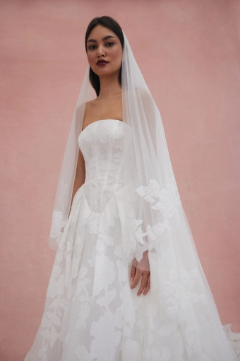 Jenny by Jenny Yoo Skylar Veil #5 frontface vertical cropped thumbnail