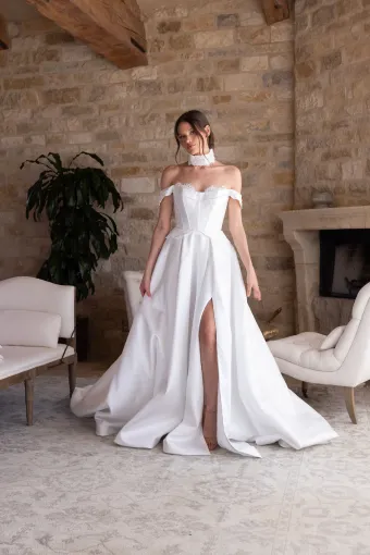 Elissar Bridal Style #Billie #1 frontface vertical thumbnail