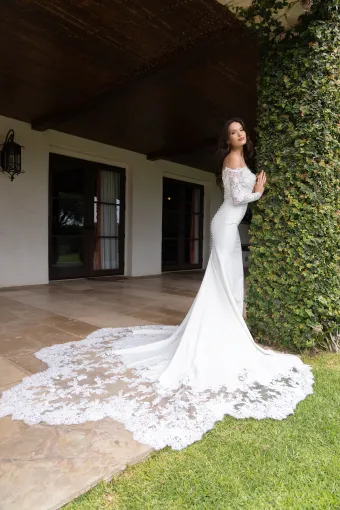 Elissar Bridal Style #Brianna #1 backface vertical thumbnail