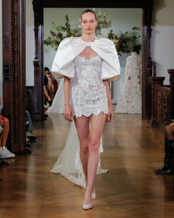 Monique Lhuillier Rhiannon #0 default frontface vertical thumbnail