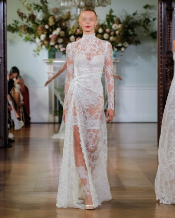 Monique Lhuillier Rowan #0 default frontface vertical thumbnail