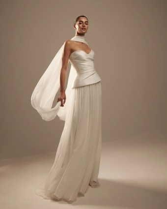 Monique Lhuillier Le Doux #0 default frontface vertical thumbnail