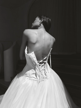 Leah Da Gloria Ambrose Plain Corset #2 backface vertical cropped thumbnail