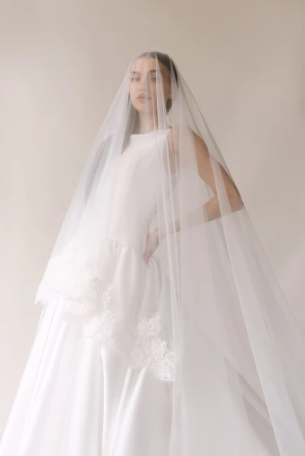 Alyssa Kristin Style Carolyn With Francesca Veil #2 frontface vertical cropped thumbnail