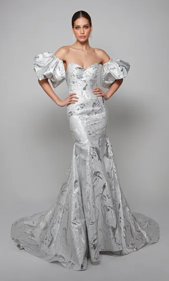 Alyce Paris 7055  Mermaid Wedding Dress Sweetheart Neckline #9 frontface vertical thumbnail