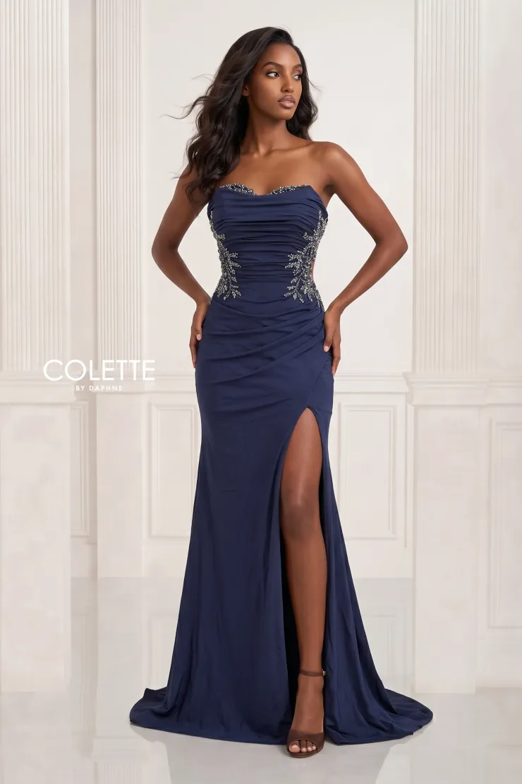 Style CL2816 Colette by Daphne #2 Navy Blue frontface vertical picture
